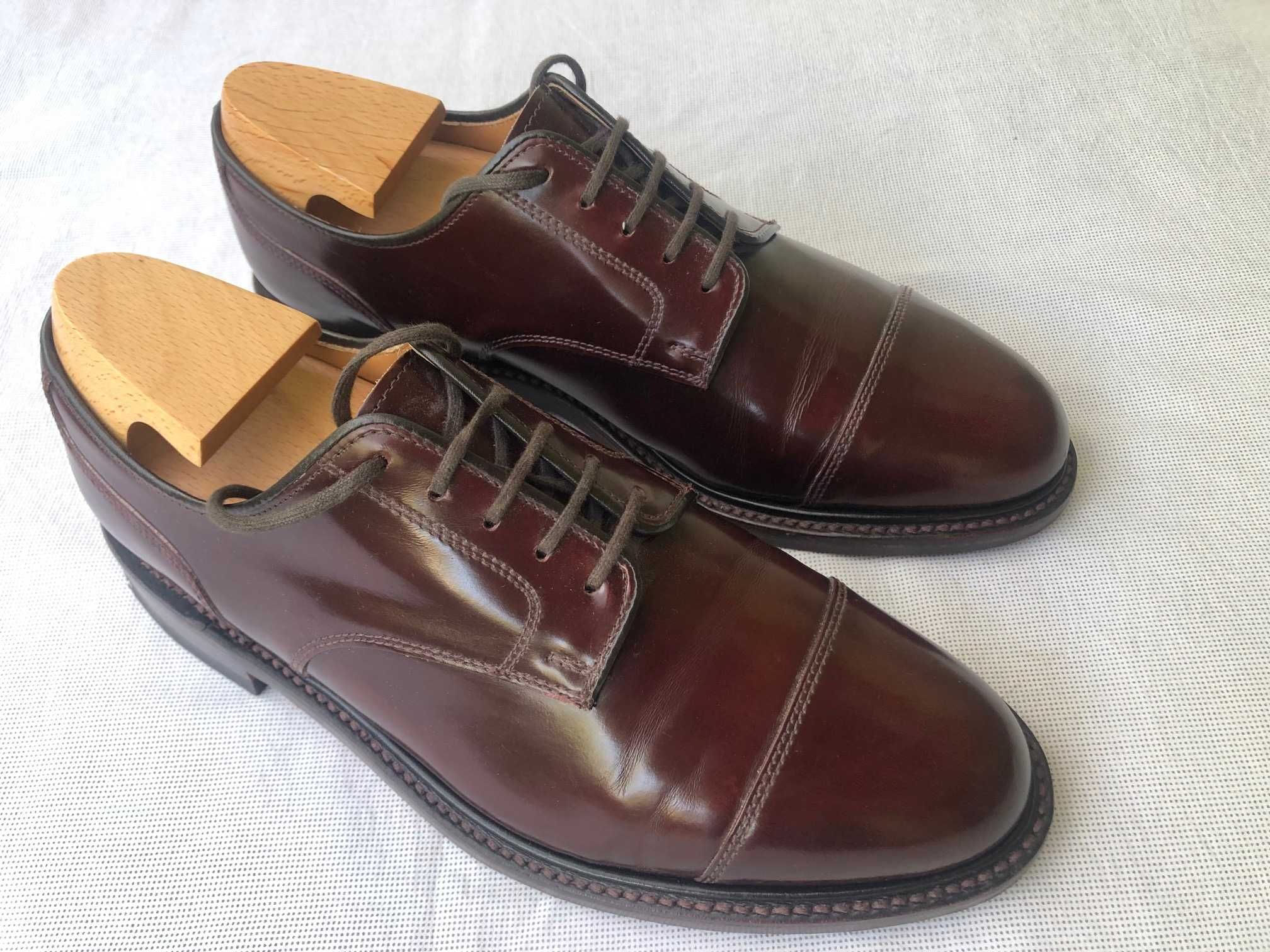 Полностью кожаные дерби от Loake (Англия),состояние!
