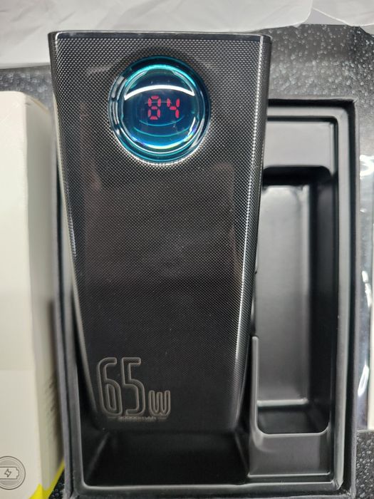 Baseus Amblight Digital Display Quick Charge 65W 30000mAh Black