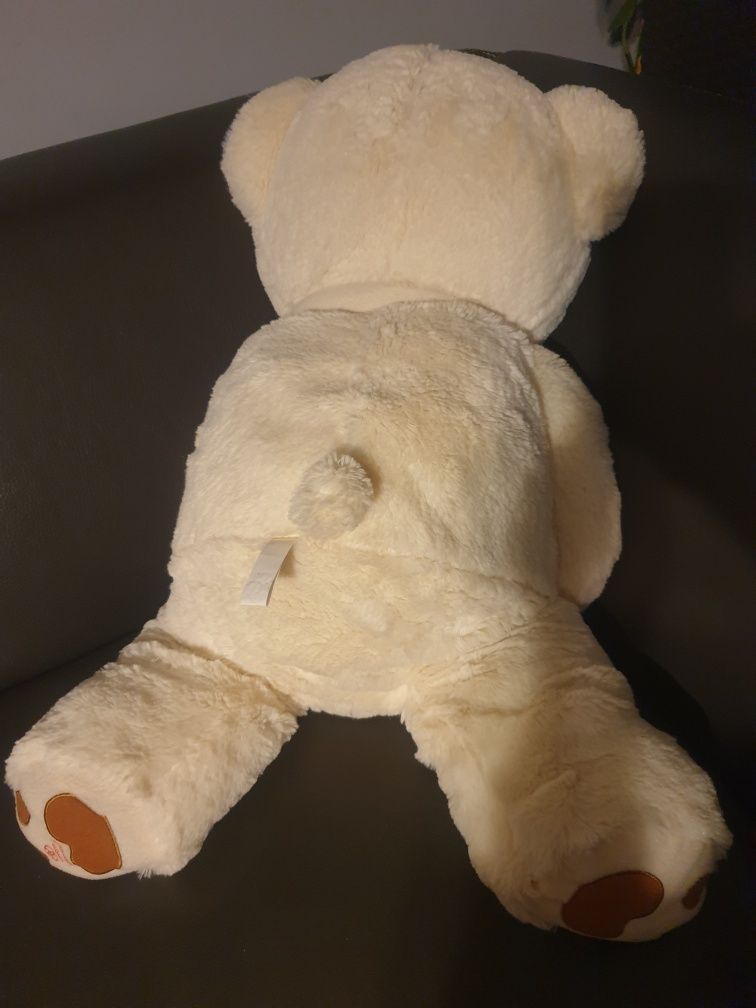 Pluszowy miś 70 cm misiak misiu kremowy mięciutki