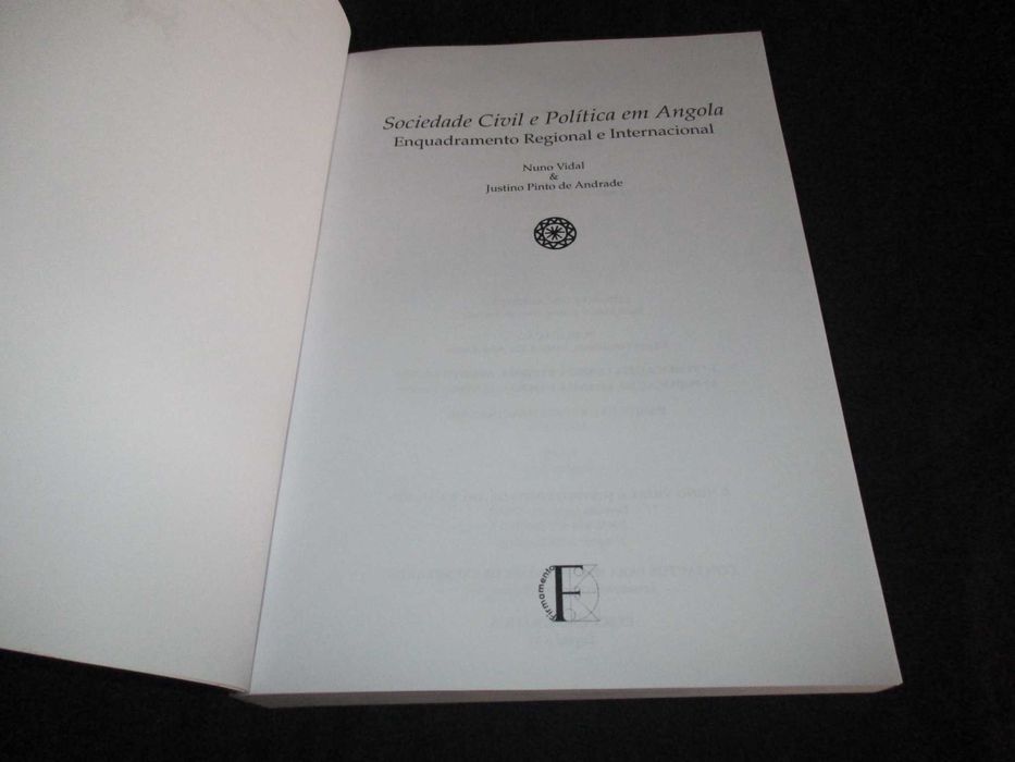 Livro Sociedade Civil e Política em Angola Nuno Vidal Patrick Chabal