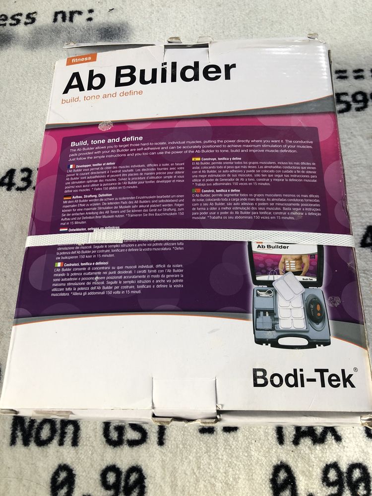 Stymulator mięśni Ab Builder  Rio Bodi- Tek elektrostymulację mięśni