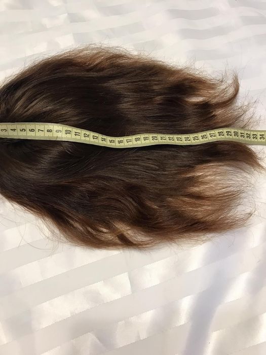 Шиньон из натуральных волос,ручная работа