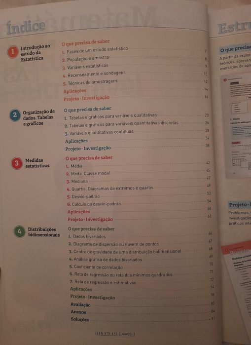 Livro de Matemática, novo