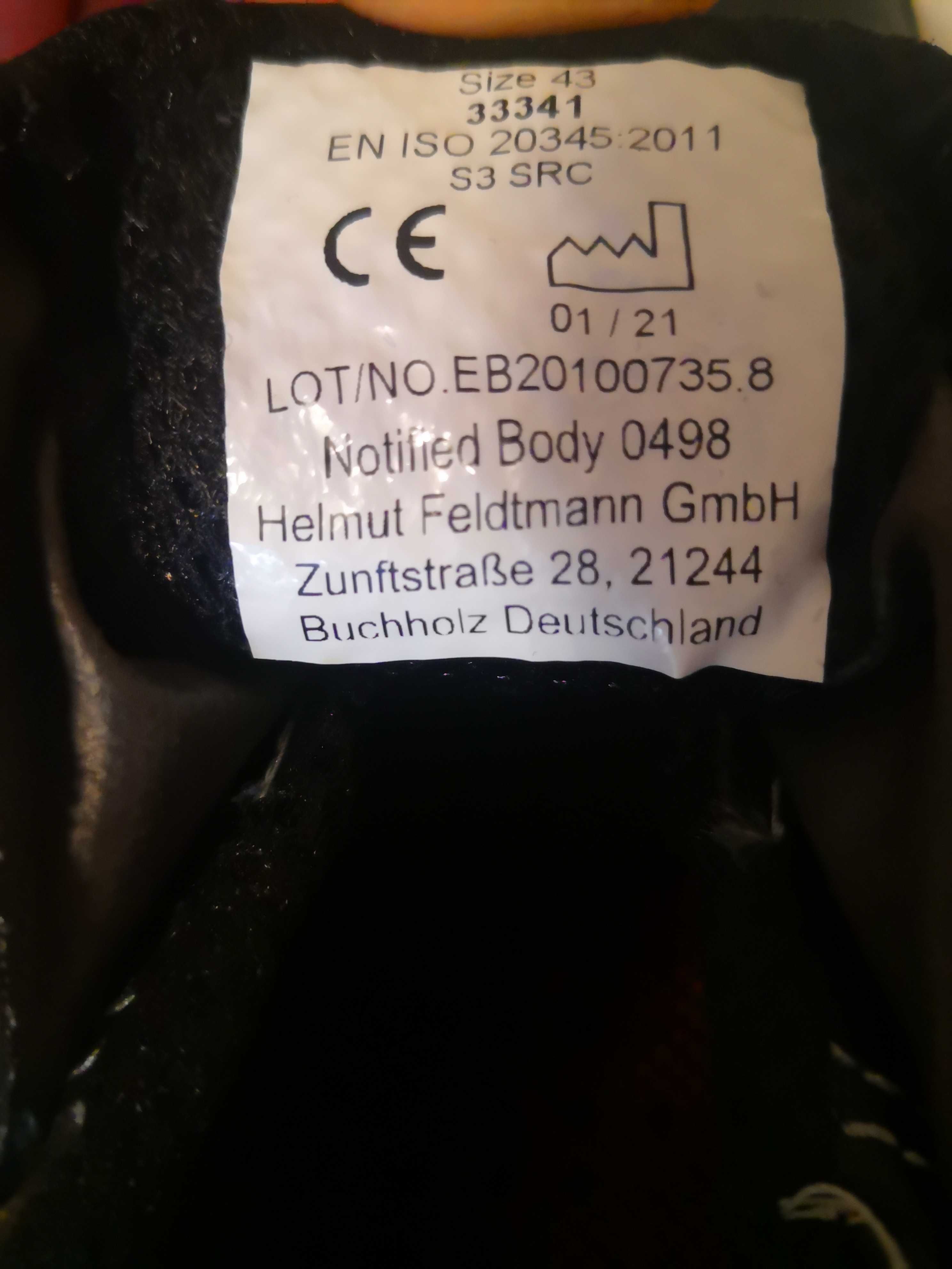 Робоче спец взуття фірми Feldtmann Germani