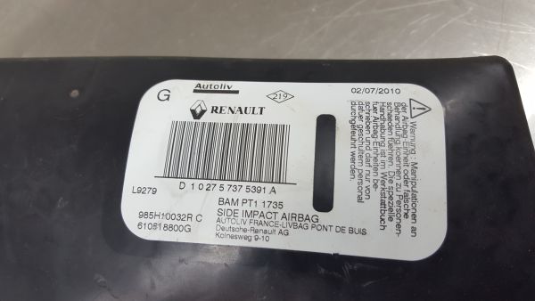 Airbag banco esquerdo RENAULT Megane III Grandtour (KZ0/1)