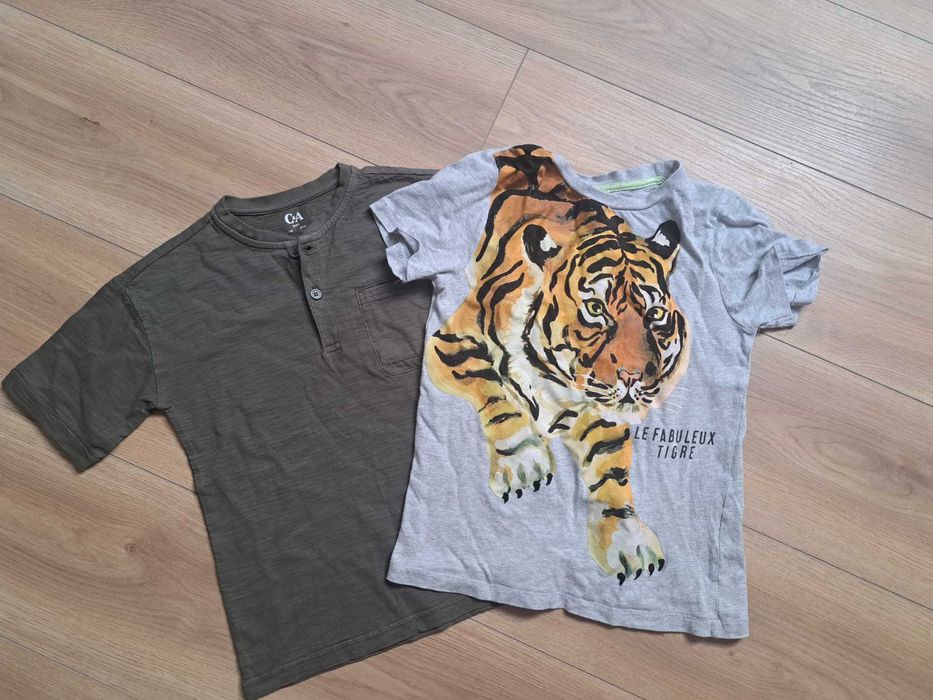 Zestaw 2 bluzek tygrys