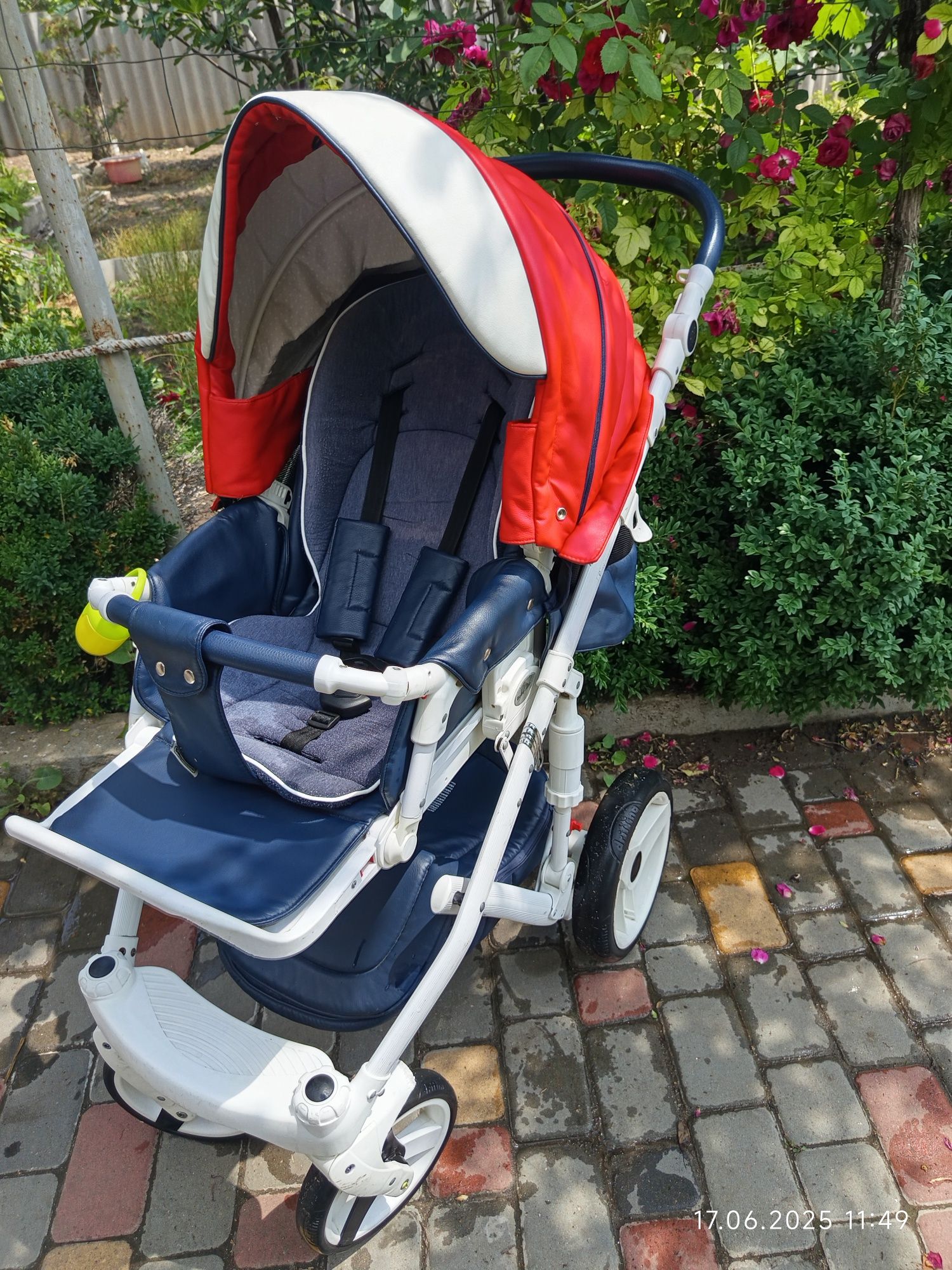 Коляска два в одном bebe mobile