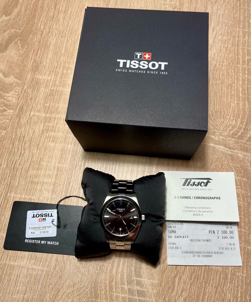 Zegarek męski Tissot Gentleman original