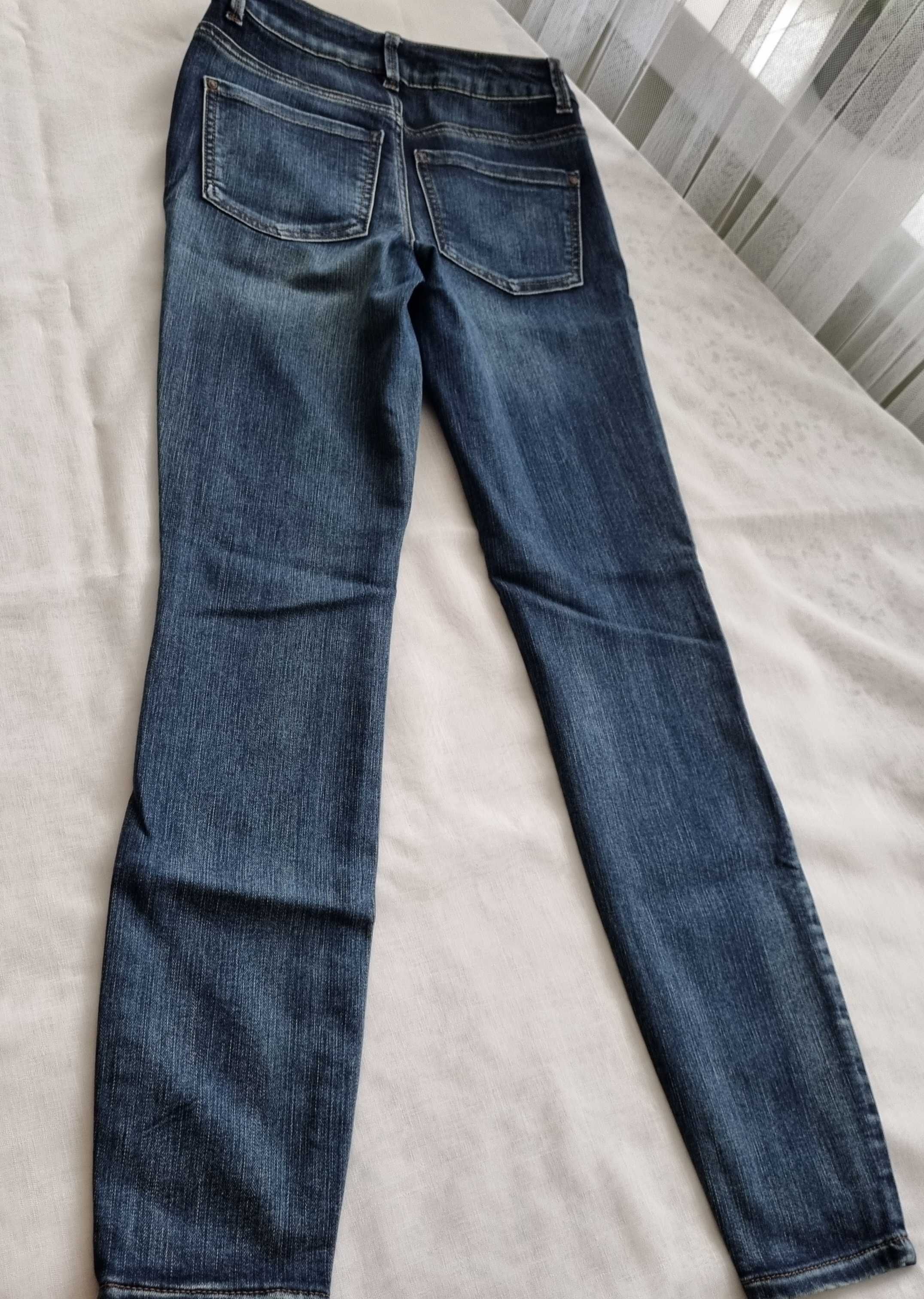 Jeansy spodnie Maurices Everflex Super Skinny High Rise rozmiar XS