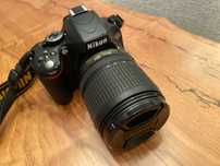 Máquina fotográfica Nikon D5100 + objectiva 18-105mm + acessórios