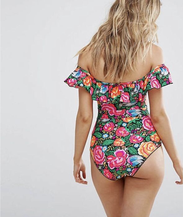 Жіночий купальник роздільний. Туніка. Суцільний купальник