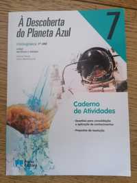 Livro fichas À Descoberta do Planeta Azul 7ºano