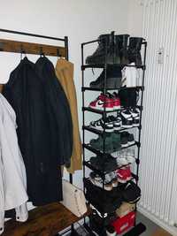 Organizer do przechowywania butów 10 poziomów metalowy czarny