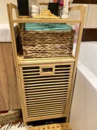 Kosz na pranie bambusowy szafka łazienkowa