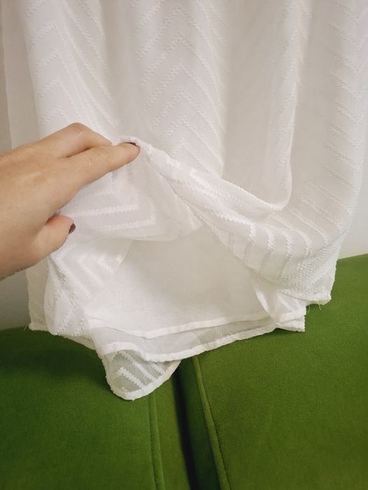 Śliczna bluzeczka S - M ecru kremowa święta koronka