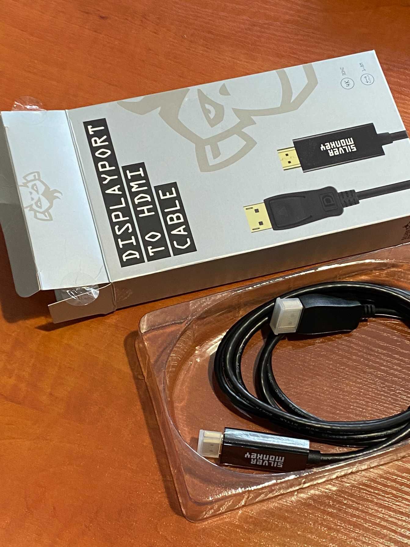 Silver Monkey Kabel DisplayPort 1.2 - HDMI 1.8m (NOWY)