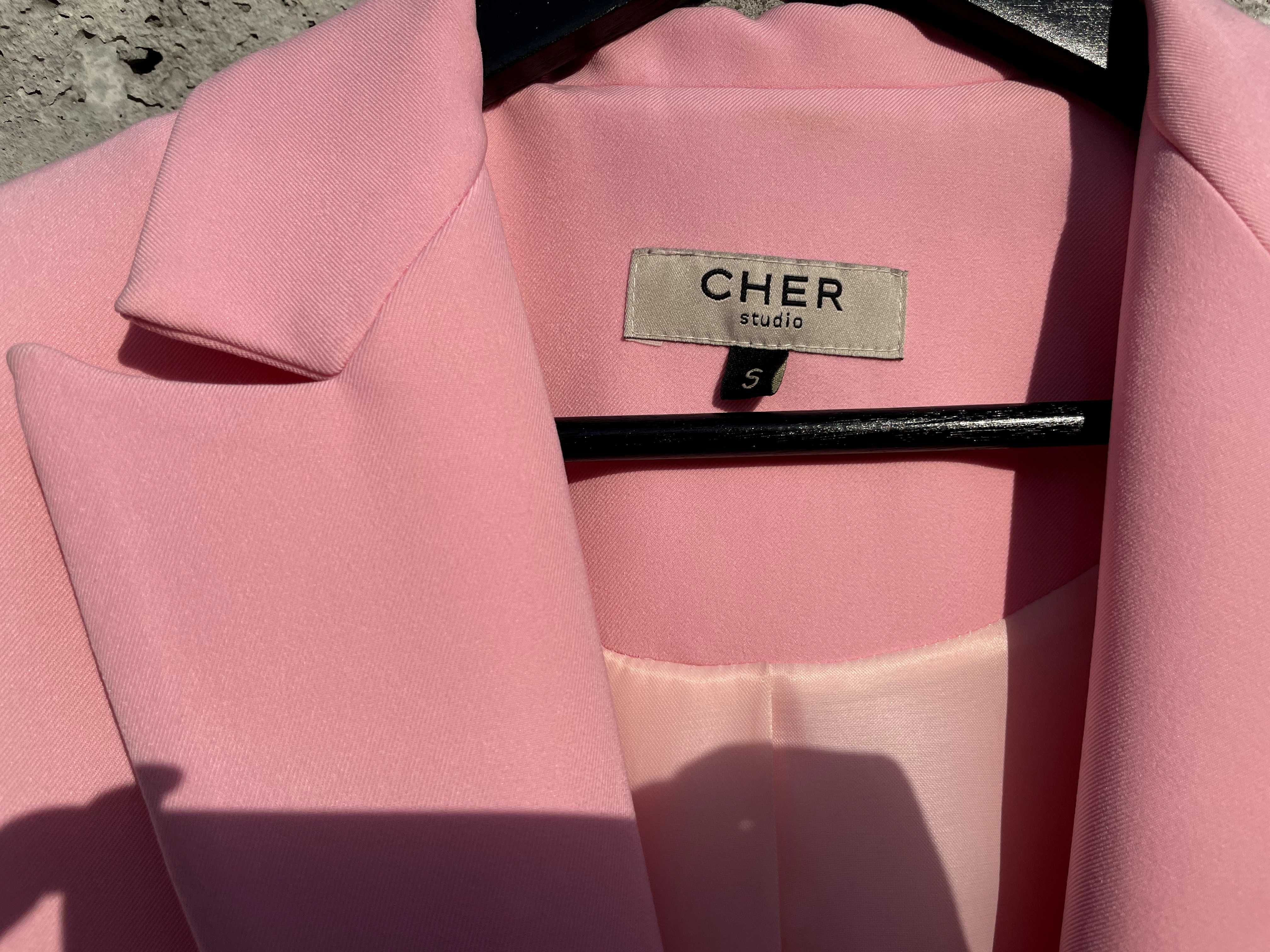 Костюм рожевий Сher17 піджак+шорти, р. S-M
