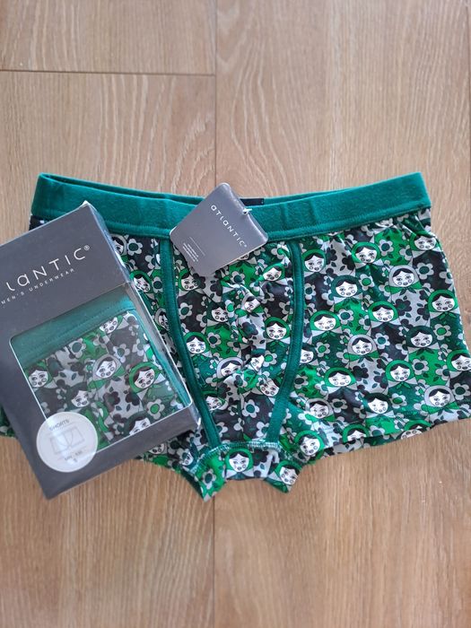 Szorty, bokserki męskie Atlantic, rozmiar S, matrioszki