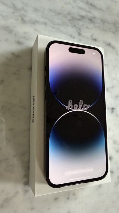 iPhone 14 Pro, Space Black, 128GB + 9 kabli lightning