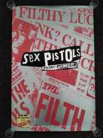 Poster Sex Pistols - Filthy Lucre Live (original de 1996)