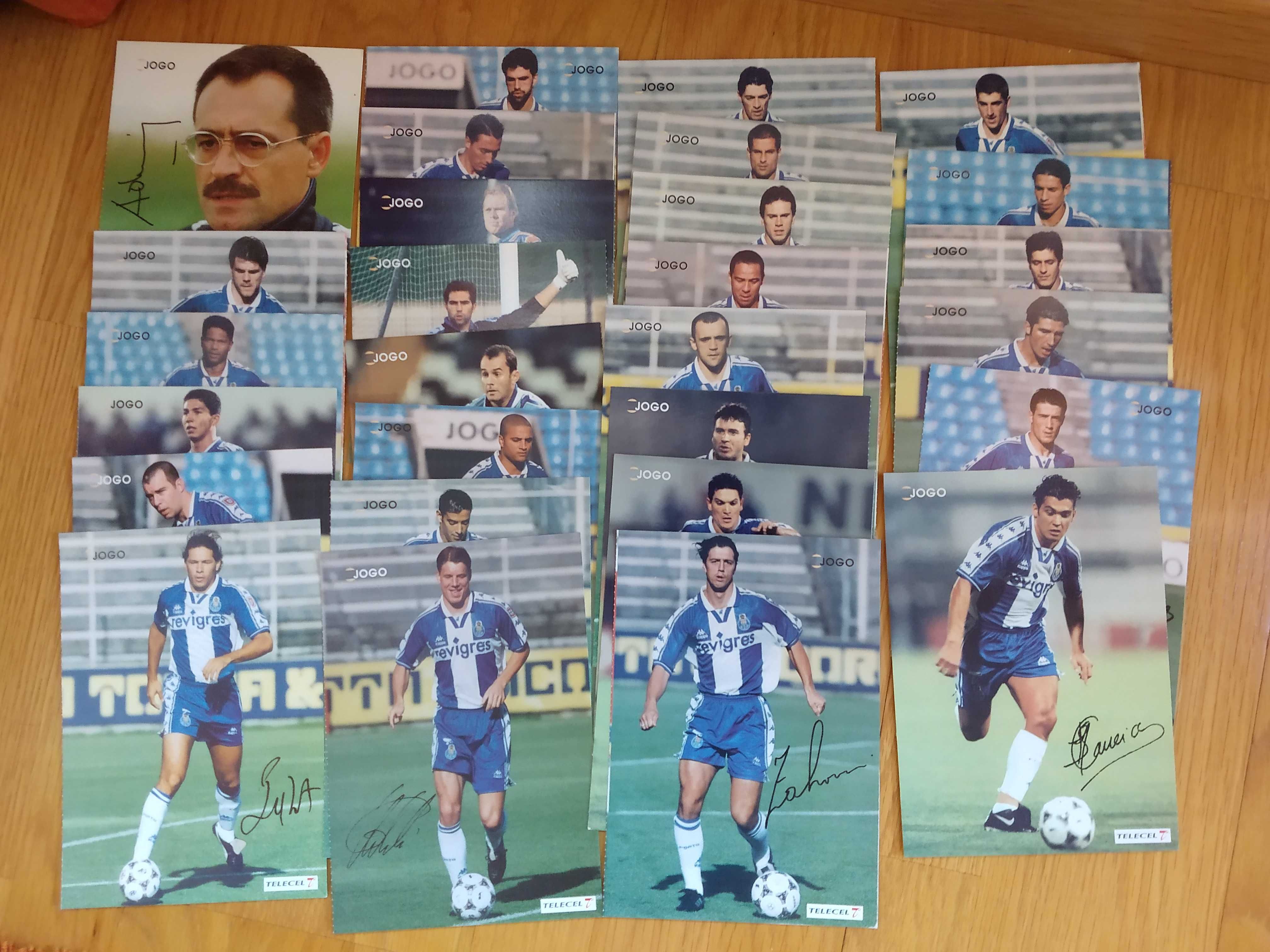 Cromos Postais Os Craques do Jogo 1997 / 1998 / Jornal O Jogo