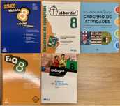 Cadernos de actividades 8 ano