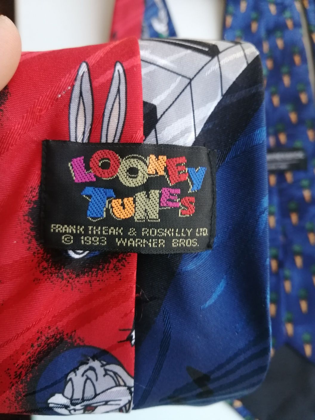 Краватка Looney Tunes вінтажна галстук винтажный пианино музыка пианис