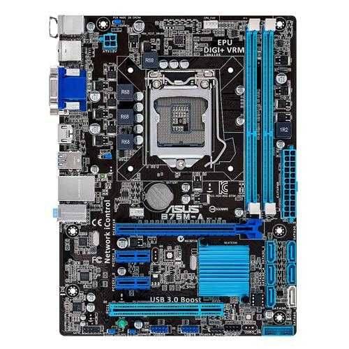Motherboard ASUS B75M-A Intel B75 LGA 1155 (Socket H2) micro ATX