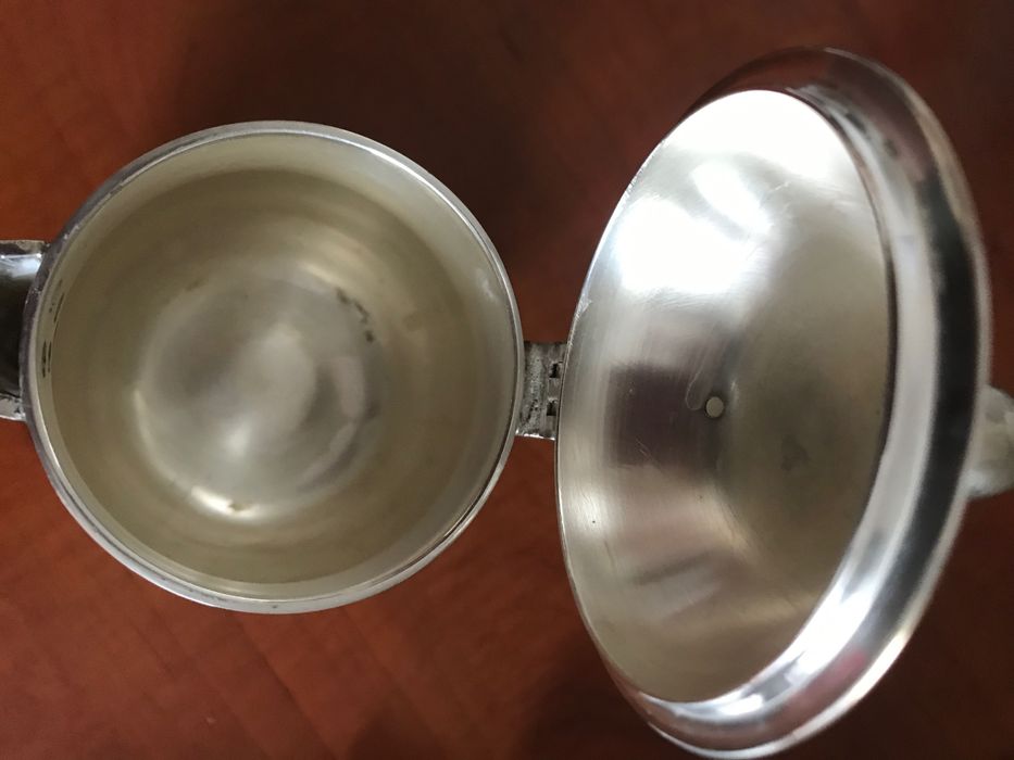 serwis, kawa , środek stołu,  srebro,plater?   1,7kg  ,b/sygnatury