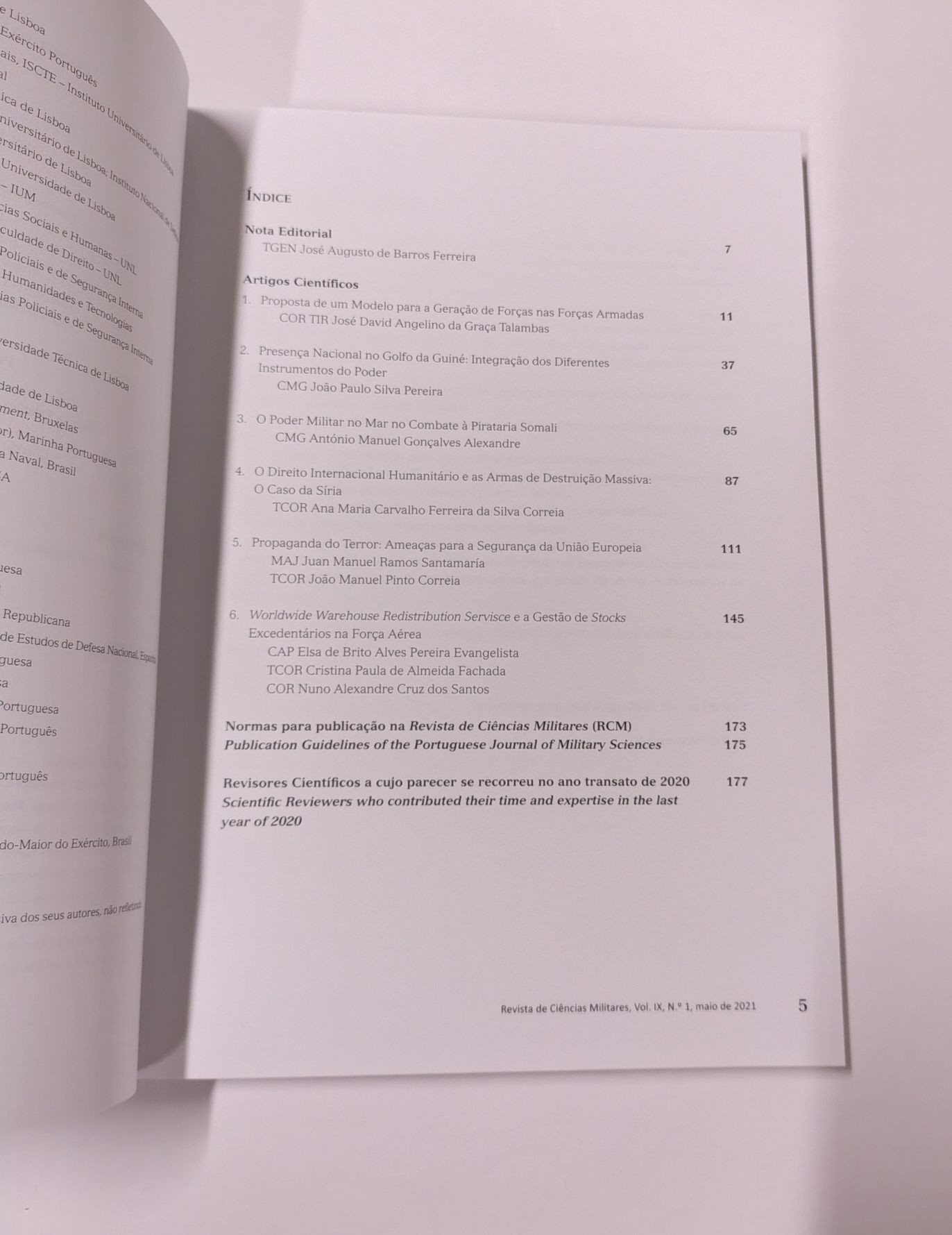Revista de Ciências Militares