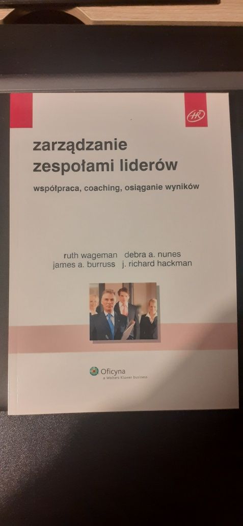 Ksiazka dot Coachingu pt Zarządzanie  zespołami liderów