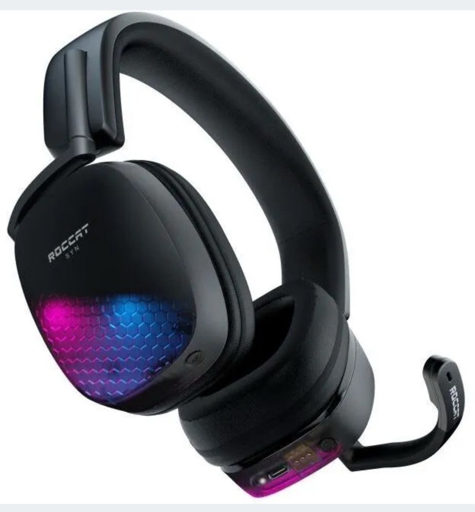 Słuchawki Gamingowe ps4 ps5 nintendo 3D Audio RGB ze Stacją Dokującą