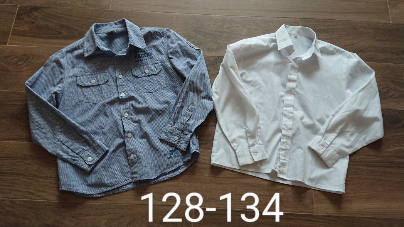 Koszule dla chłopca i sweterek 128-152