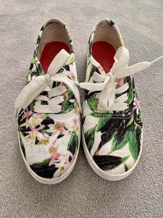 Sapatilhas florais Seaside, tamanho 37 (como NOVAS)