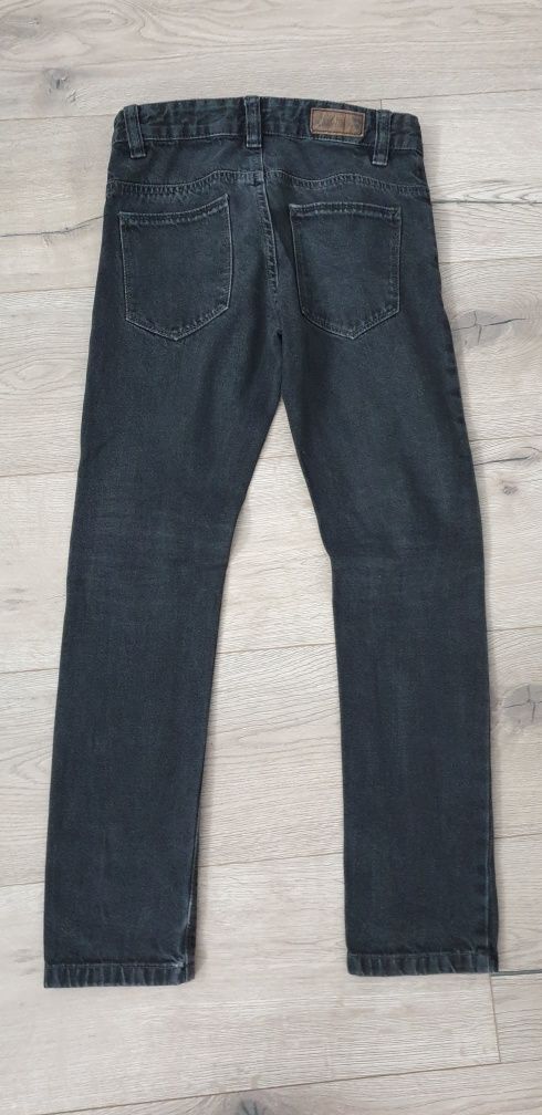 Spodnie czarne jeansowe 140