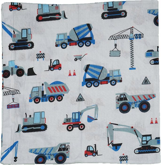 Poduszka z Poszewką 40x40 Koparki Maszyny Budowa