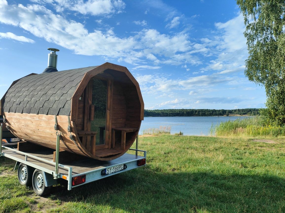 Sauna mobilna i balia mobilna na wynajem Gliwice, Zabrze, Chorzów,