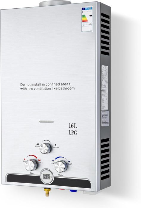 Безбаковий водонагрівач CO-Z LPG колонка бойлер