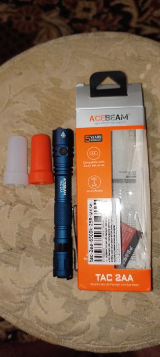 Ліхтар Acebeam TAC 2AA діод SFT25R 800 грн за умови повної передоплати