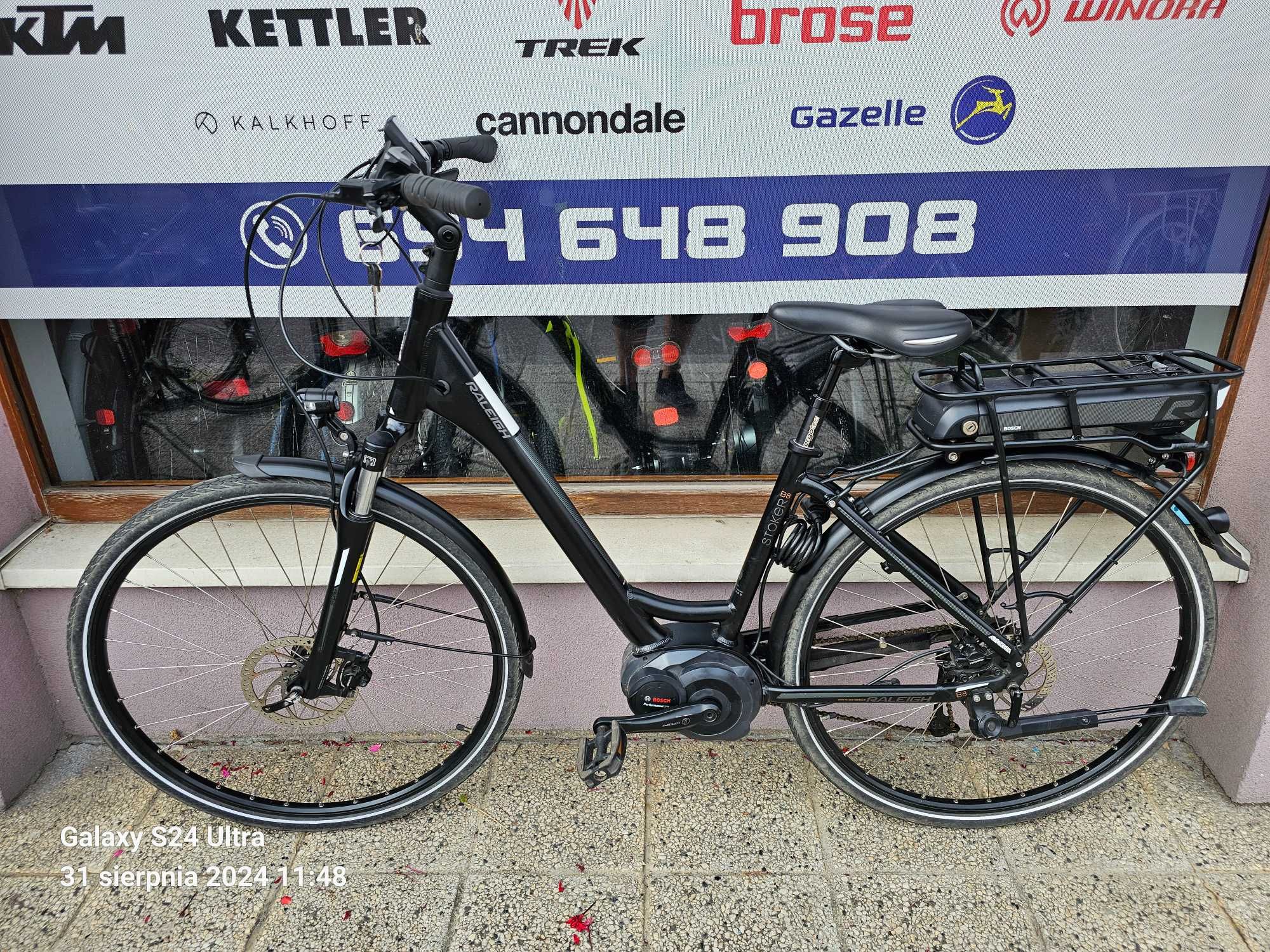 Raleigh E8  BOSCH Performance,Rama 48cm -Gwarancja -