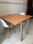 Mesa extensivel c/tampo madeira