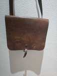 Alforge mensageiro militar couro