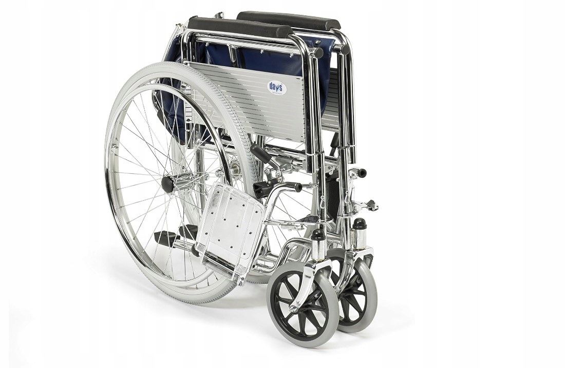 wózek inwalidzki ręczny days przenośny składane oparcie/ podłokeitnik