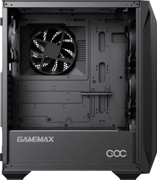Корпус настоящего игрового ПК GameMax Brufen C1 (9FanARGB+HUB+кабель)