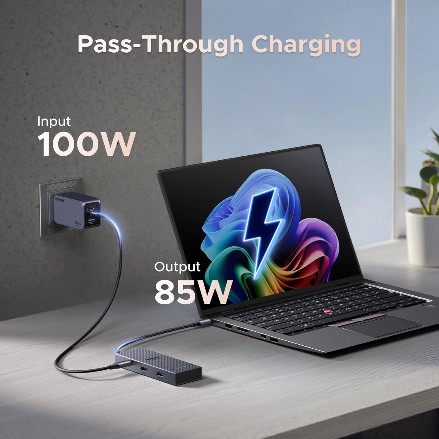 Rirmy UGREEN REVODOK 10 Gbps USB C Hub 2HDMI 4K - 60Hz Adapter