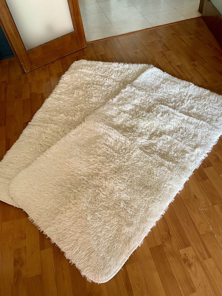 Tapetes quarto ou sala Amazon Branco antiderrapante