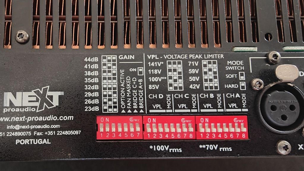Amplificadores Next MQ 10000 -  2 unidades ainda disponíveis