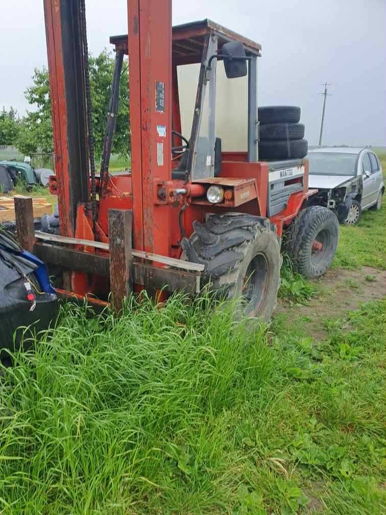 Wózek widłowy widlak Manitou terenowy, sprawny, 4t udźwigu, dowóz 30km