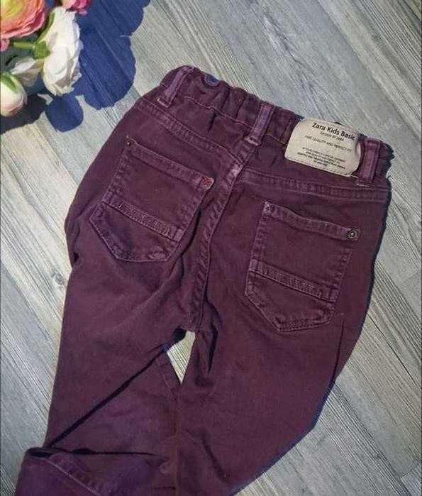Джинсы zara на мальчика р.110 4-5 лет джинсовые брюки