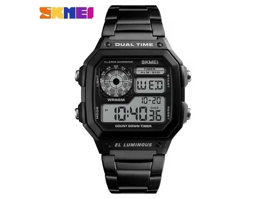 Relogio novo skmei preto